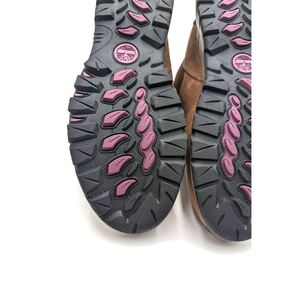 Timberland Mt. Maddsen Waterproof Mid Hiker Brown Full Grain Boots Womens‎ 7M - Picture 13 of 13